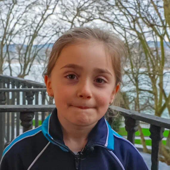 Ohana, alumna de primero de Primaria